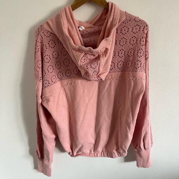 Daily Practice by Anthropologie Robyn Crochet Hoodie, size S - Picture 4 of 6